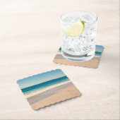 Strand Foto Oceaan Blauw Schilderachtig Kartonnen Onderzetters (Insitu)
