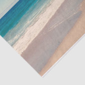 Strand Foto Oceaan Blauwe Scène Tissuepapier (Detail)