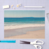 Strand Foto Oceaan Blauwe Scène Tissuepapier (Craft)