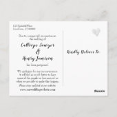 Strand Foto Verandering van plannen Uitgestelde br Briefkaart (Achterkant)