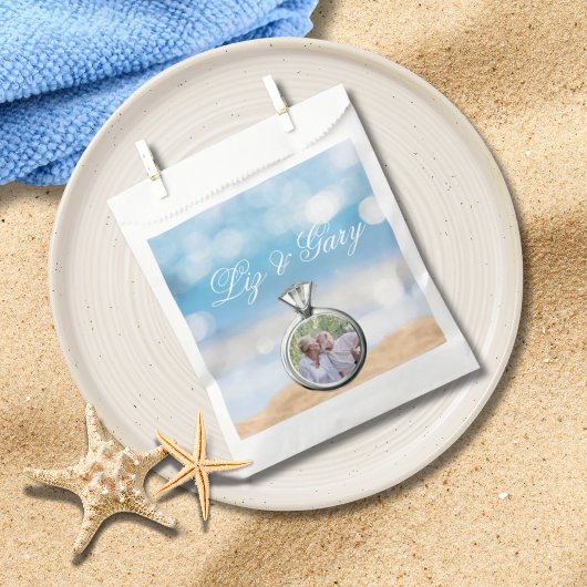 Strand Fotobruiloft Bestemming Bedankzakje