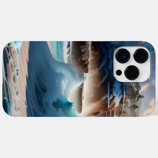 Strand Front Ocean Waves Landschap 1 Case-Mate iPhone Case (Achterkant (horizontaal))