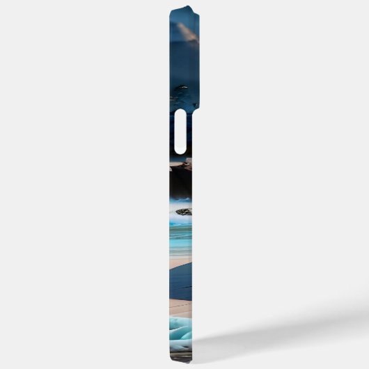 Strand Front Ocean Waves Landschap 1 Case-Mate iPhone Case (Achterkant / Rechts)