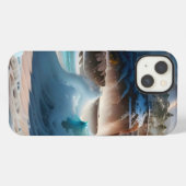 Strand Front Ocean Waves Landschap 1 iPhone Hoesje (Achterkant horizontaal)