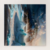 Strand Front Ocean Waves Landschap 1 Legpuzzel (Horizontaal)