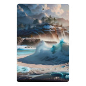 Strand Front Ocean Waves Landschap 1 Mini Klembord (Achterkant)