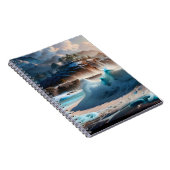 Strand Front Ocean Waves Landschap 1 Notitieboek (Rechterzijde)