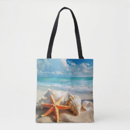 Strand Geïnspireerde Boodschappentas Tote Bag