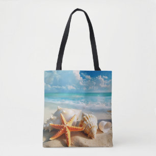 Strand Geïnspireerde Boodschappentas Tote Bag