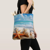 Strand Geïnspireerde Boodschappentas Tote Bag (Dichtbij)