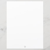 Strand gelineerd papier blad (Achterkant)