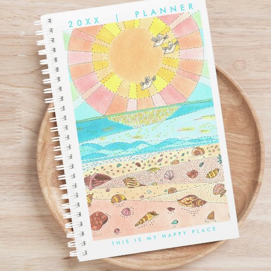Strand Gelukkig Plek Planner