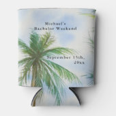 Strand Gepersonaliseerde Koelbox | Vrijgezellenwee Blikjeskoeler (Voorkant)