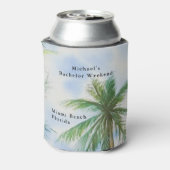 Strand Gepersonaliseerde Koelbox | Vrijgezellenwee Blikjeskoeler (Blikje Achterkant)