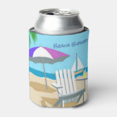 Strand Gezegende Koelbox Blikjeskoeler (Blikje Voorkant)