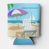 Strand Gezegende Koelbox Blikjeskoeler (Voorkant)