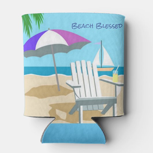 Strand Gezegende Koelbox Blikjeskoeler (Achterkant)