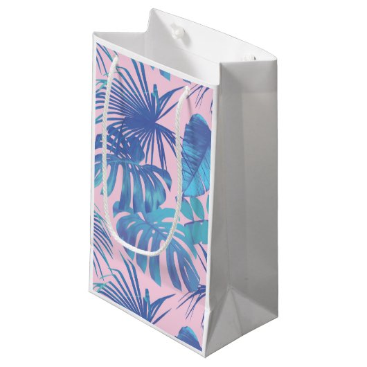 Strand Gift Bag: Strand Party Goody Bag Klein Cadeauzakje (Voorkant Gekanteld)