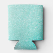 Strand Glitter Sprankelend Zand en Oceaan Blikjeskoeler (Achterkant)