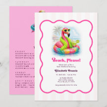 Strand, graag! Grappige Flamingo Meidenavond Weeke