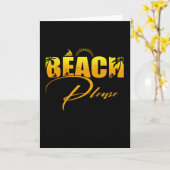 Strand Graag Kaart (Gele Bloem)