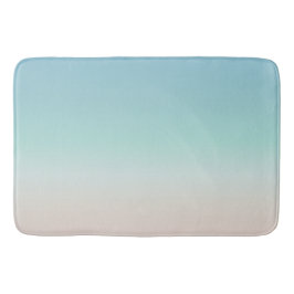 Strand Gradiënt | Turquoise Moderne Minimalist Badmat