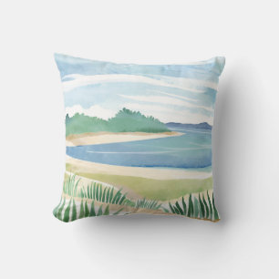 Strand Gras Baai   Aquarel Oceaan Kust Zee Kussen