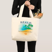 Strand Grote Tote Bag (Voorkant (product))