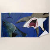 strand handdoeken voor haaienaanvallen (Voorkant)