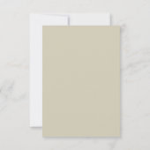 strand hart casual bruiloft RSVP kaarten Kaartje (Achterkant)