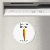 Strand Haven, Long Beach Island Custom Car Magnet  (Insitu (Vaatwasser))
