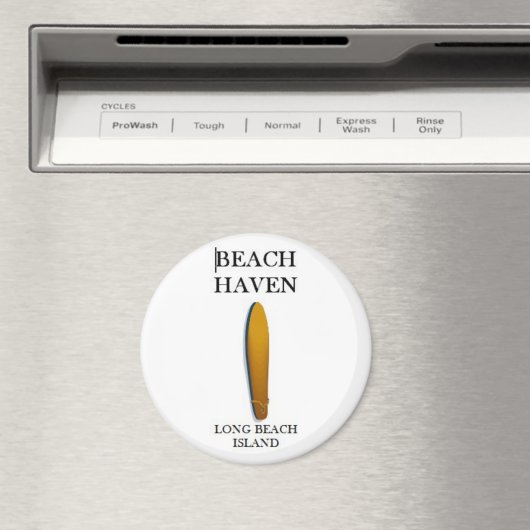 Strand Haven, Long Beach Island Custom Car Magnet  (Insitu (Vaatwasser))