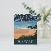 strand hawaï briefkaart (Staand voorkant)