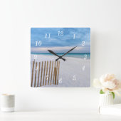 Strand hek ochtend bestemming Florida Wandklok (Huis)