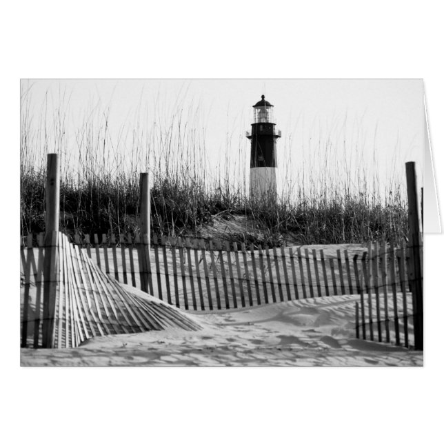 Strand hekken en vuurtoren (Voorkant Horizontaal)