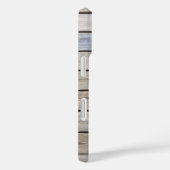 Strand Hout Achtergrond Monogram Case-Mate iPhone Case (Achterkant / Rechts)