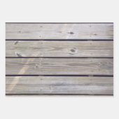 Strand houten planken inpakpapier vel (Voorkant 2)