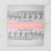 Strand hut pensionering partij plaatskaarten plaatskaartje (Buitenkant ongevouwen)