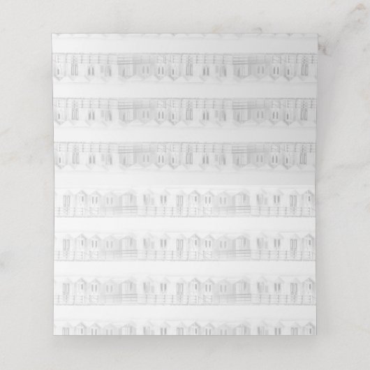 Strand hut pensionering partij plaatskaarten plaatskaartje (Binnenkant ongevouwen)