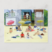 Strand Huts Briefkaart (Voorkant)