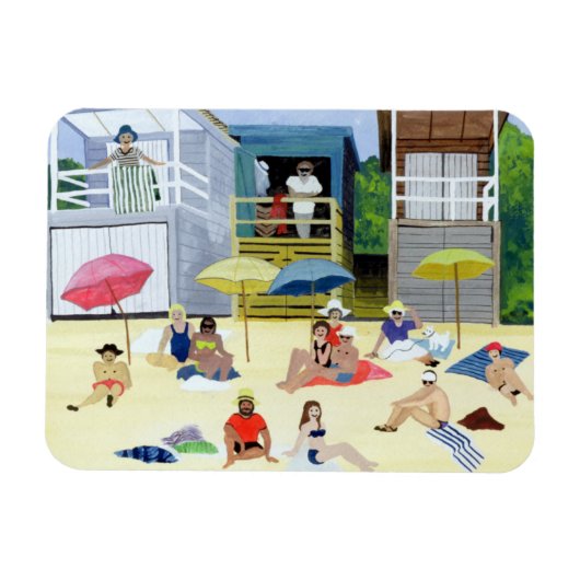 Strand Huts Magneet (Horizontaal)