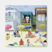 Strand Huts Magneet (Voorkant)