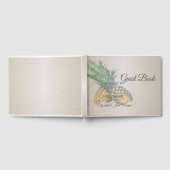 Strand Huwelijk Ananas Gastenboek (Volledig)