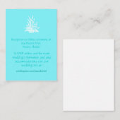 Strand Huwelijk behuizing kaarten (Voorkant / Achterkant)