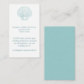 Strand Huwelijk behuizing kaarten (Voorkant / Achterkant)