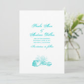 Strand Huwelijk Datum Bewaren Save The Date (Staand voorkant)