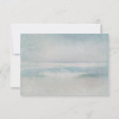 Strand Huwelijk RSVP Kaartje (Achterkant)