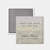 Strand Huwelijk Save The Date Uitnodiging Magneet (Voorkant / Achterkant)