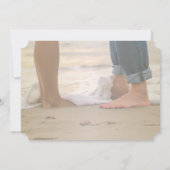 Strand Huwelijk, Voeten Save The Date (Achterkant)