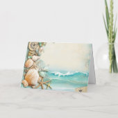 Strand huwelijks zeeschelpen (Achterkant)